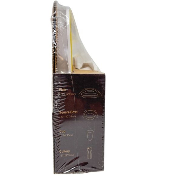 Bumble Bee Design 5-piece Kids Dinnerware Set Eco-Friendly Biodegradable Tablewa - Picture 4 of 5